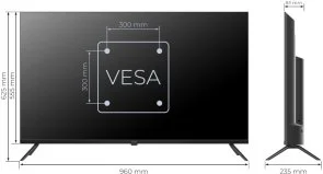 Фото: Телевізор QLED Kivi 43U7000MB (Android TV, Wi-Fi, 3840x2160) № 6 | KTC