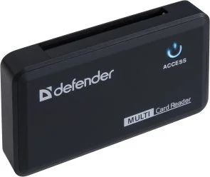 Фото: Кардрідер Defender Optimus Black (83501) № 3 | KTC