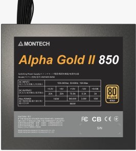 Блок живлення Montech 850W Alpha Gold II 850