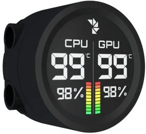 Фото: Система рідинного охолодження AeroCool Abyss L360R Digi Black (ACLA-AD36117.11) № 3 | KTC
