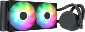 Фото: Система рідинного охолодження AeroCool Abyss L240R Digi Black (ACLA-AD24117.11) № 2 | KTC