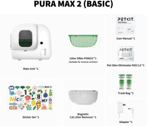 Фото: Лоток PETKIT PURA MAX 2 Self-Cleaning Cat Litter Box (9902 BASIC) № 2 | KTC