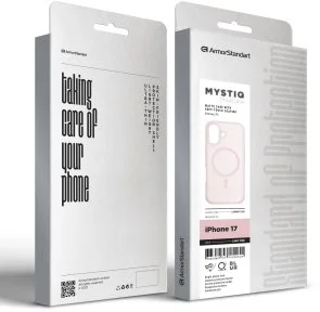 Фото: Чохол ArmorStandart for Apple iPhone 17 - Mystiq MagCase Light Pink (ARM91592) № 3 | KTC
