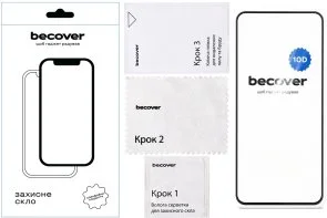 Фото: Захисне скло BeCover for Infinix GT 30 X6876 10D Black (715937) № 5 | KTC