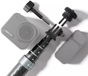 Селфі монопод Acefast E38 1.2m Carbon Fiber Telescopic Selfie Stick Gray/Black (6974316286028)
