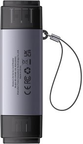 Кардрідер Baseus Lite Series Card Reader Grey (WKQX060113)