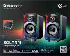 Колонки Defender Solar 11 Black (65811)