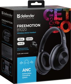 Навушники Defender FreeMotion B1020 Black (62020)