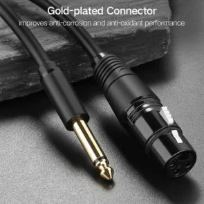 Фото: Кабель UGREEN AV182 Jack 3.5mm M / XLR F 2m Black (UGR-20244) № 5 | KTC