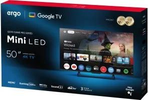 Фото: Телевізор QD-Mini LED Ergo 50MQD90 Game Pro (Google TV, Wi-Fi, 3840x2160) № 10 | KTC