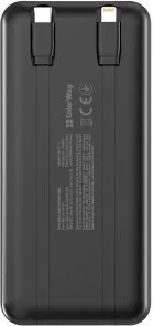 Фото: Батарея універсальна ColorWay DigiPower 20000mAh 22.5W Built-in Cable Type-C/Lightning (CW-PB200LP01BK) № 3 | KTC