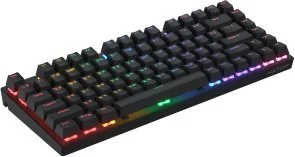 Фото: Клавіатура Hator Icefall Mecha 75 Rainbow Origin Red Wireless Black (HTK275UA) № 3 | KTC