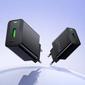 Фото: Зарядний пристрій Hoco CS92A Leader QC3.0 18W Black (6942007671033) № 9 | KTC