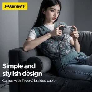 Фото: Бездротовий зарядний пристрій Pisen TP-C56 Qi2 Magnetic Desktop Charging Base 15W Black № 8 | KTC