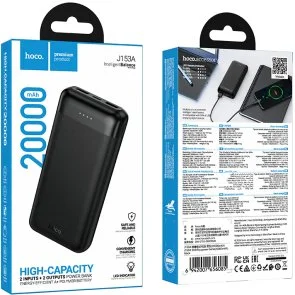 Фото: Батарея універсальна Hoco J153A 20000mAh 10W Black (6942007656085) № 4 | KTC