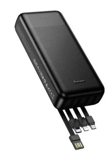 Фото: Батарея універсальна Hoco J163A 20000mAh 10W Black built-in cable (6942007664592) № 2 | KTC