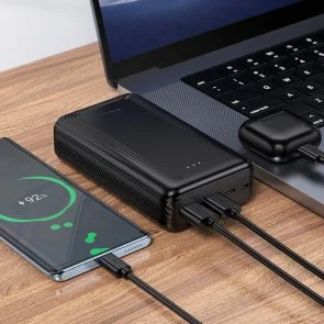 Фото: Батарея універсальна Hoco J165A 20000mAh 10W Black (6942007666305) № 7 | KTC