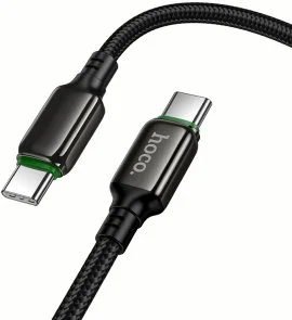 Фото: Кабель Hoco X127 Exceed 60W Type-C / Type-C 1m Black (6942007675611) № 3 | KTC