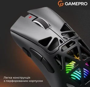Фото: Миша GamePro Genesis Hollow WL/BT/USB Black (GM870HB) № 9 | KTC
