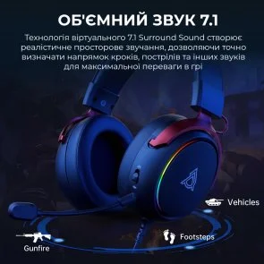 Фото: Гарнітура Ajazz AHW10 Black (AHW10-B) № 8 | KTC