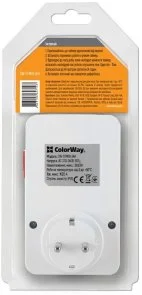 Фото: Таймер-розетка ColorWay CW-STM01-24H White № 5 | KTC