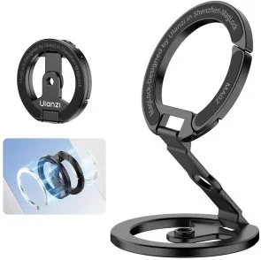 Фото: Універсальний тримач Ulanzi MA02 MagLock Dual Magnetic Phone Stand Black (M067) № 7 | KTC