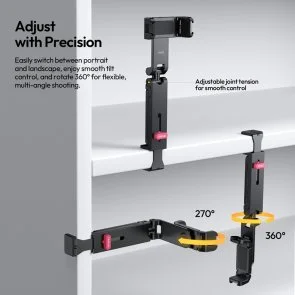 Фото: Універсальний тримач Ulanzi MA89 MagLock Phone Holder Tripod Black (T169) № 9 | KTC