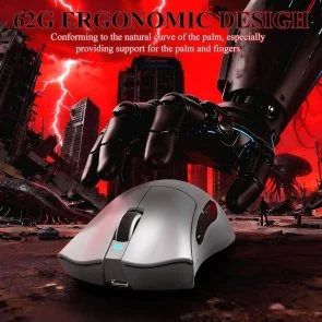 Фото: Миша Attack Shark V3 Pro Ultra-Light WL/BT/USB White (V3PROW_AS) № 8 | KTC