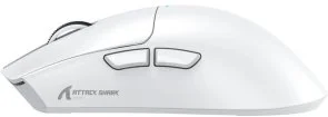 Фото: Миша Attack Shark X11 WL/BT/USB White (X11W_AS) № 2 | KTC