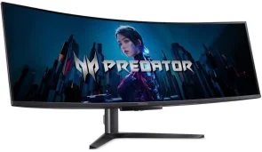 Фото: Монітор Acer Predator X49XBMIPPHUZX Black (UM.SXXEE.X01) - 49" QD-OLED / 5120x1440 / 240 Гц / AMD FreeSync Premium, Adaptive Sync / HAS № 2 | KTC