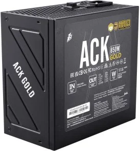 Фото: Блок живлення 1stPlayer 850W ACK Gold HA-850BA2 (ACK-GLD-850-BK-EU) № 2 | KTC