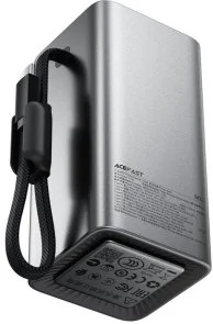 Фото: Батарея універсальна Acefast M33 20000mAh 100W Black Built-in Cable (6974316286363) № 3 | KTC