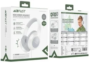 Фото: Навушники Acefast H18 Grey/White (6974316287032) № 4 | KTC
