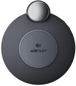 Фото: Портативна колонка Acefast K10 Air Speaker with Wireless Charger Metal Grey (6974316286417) № 2 | KTC