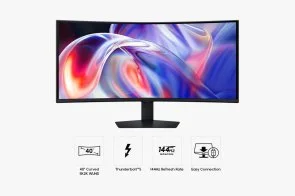 Фото: Монітор Samsung ViewFinity HRM S85TH Black (LS40H850TAIXUA) - 40" VA / 5120x2160 / 144 Гц / AMD FreeSync Premium / HAS № 4 | KTC