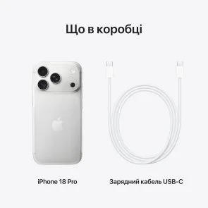 Фото: Смартфон Apple iPhone 18 Pro 2TB Silver (MJT44) № 11 | KTC