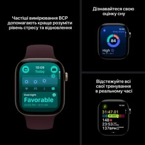 Фото: Смарт годинник Apple Watch 12 GPS 42mm - Black Aluminium Case with Black Sport Band - M/L (MJEC4) № 6 | KTC