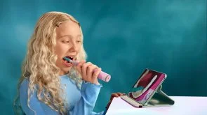 Фото: Електрична зубна щітка Philips Sonicare For Kids Smart Pink (HX6600/11) № 7 | KTC