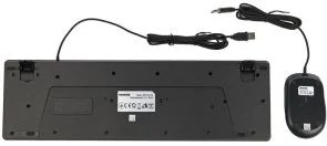 Фото: Комплект клавіатура+миша Maxxter KMS-CM-03-UA Black/Silver № 7 | KTC