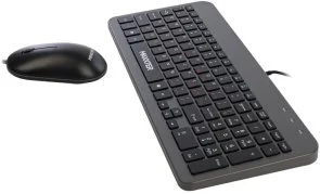Фото: Комплект клавіатура+миша Maxxter KMS-CM-05-UA USB Black/Grey № 5 | KTC