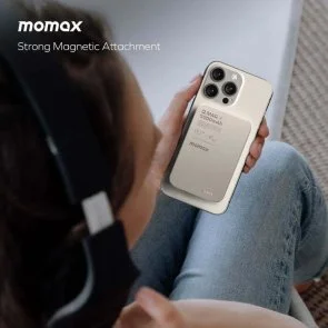 Фото: Батарея універсальна Momax Q.MAG X 5000mAh 20W / Qi 15W Orange (IP116AM) № 9 | KTC
