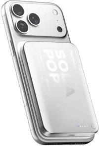 Фото: Батарея універсальна Momax 1-Power Pass 5000mAh 20W / Qi 15W Silver (IP165S) № 5 | KTC