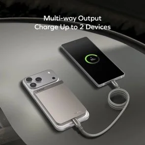 Фото: Батарея універсальна Momax 1-Power S.Pass 5000mAh 20W / Qi 15W Black (IP161Q2D) № 12 | KTC