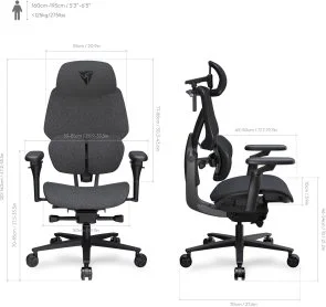 Фото: Крісло TX3 Flex Pro Loft Dark Grey (TEGC-307510Z.Z3) № 8 | KTC