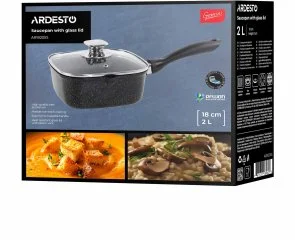 Фото: Ківш Ardesto Gemini Piemonte 2L Black (AR1920SS) № 10 | KTC