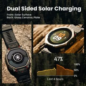 Фото: Смарт годинник Amazfit T-Rex Dual Solar Black (W2570TY1N) № 14 | KTC