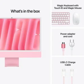 Фото: ПК моноблок Apple iMac 24 Retina 4.5K M6 12GPU Pink (MH1P4) № 9 | KTC