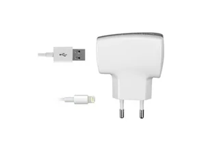 Фото: Зарядний пристрій Cellular Line для iPhone5, 5S, 5C + USB № 3 | KTC
