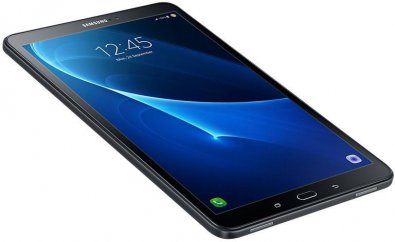 Планшет Samsung Galaxy Tab A T585 (SM-T585NZKASEK) вигляд зверху