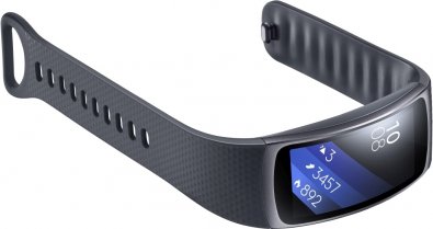 Фітнес браслет Samsung Gear Fit 2 темно-сірий